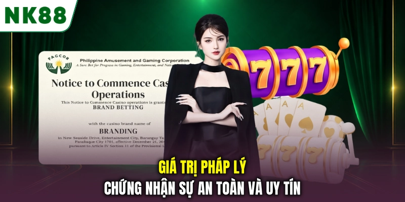 Giá trị pháp lý của giấy phép hoạt động đối với sự an toàn và uy tín Giá trị pháp lý chứng nhận sự an toàn và uy tín